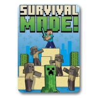 deka Minecraft Survival mode , Rozměr textilu - 100x140