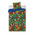 Obliečky Kocky Colorful , Barva - Barevná , Rozměr textilu - 140x200