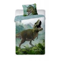 Obliečky T-Rex prales , Barva - Zelená , Rozměr textilu - 140x200