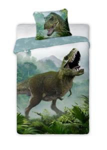 Obliečky T-Rex prales , Barva - Zelená , Rozměr textilu - 140x200