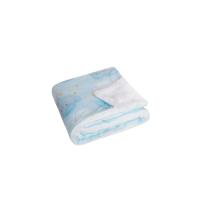 Fleece deka s baránkom Králiček , Barva - Světlo modrá , Rozměr textilu - 80x100