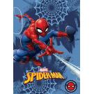 Fleece deka Spiderman , Barva - Modrá , Rozměr textilu - 100x140