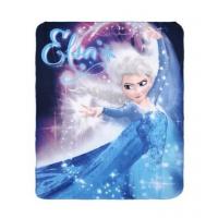 Deka Frozen Elsa , Barva - Modrá , Rozměr textilu - 120x140