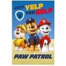 Deka Labková Patrola PAW PATROL , Barva - Modrá , Rozměr textilu - 100x150