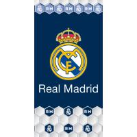 Futbalová osuška Real Madrid Hexagono , Barva - Modro-bílá , Rozměr textilu - 70x140