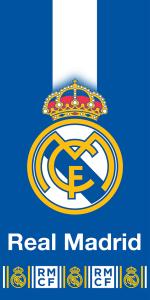 Futbalová osuška Real Madrid Los Merengues , Barva - Modro-bílá , Rozměr textilu - 70x140
