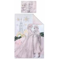 Obliečky do postieľky Frozen , Barva - Svetlo ružová , Rozměr textilu - 90x140