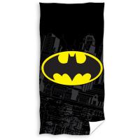 Osuška Batman Logo , Barva - Čierna , Rozměr textilu - 70x140
