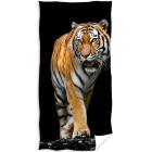 Osuška Tiger Ussurijský , Barva - Čierna , Rozměr textilu - 70x140