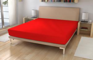 Froté prestieradlo EXKLUSIVE , Barva - Červená , Rozměr textilu - 90x200