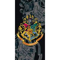 Osuška Harry Potter black , Barva - Čierna , Rozměr textilu - 70x140