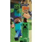 Osuška Minecraft Attack , Barva - Barevná , Rozměr textilu - 70x140