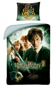Obliečky Premium Harry Potter , Barva - Tmavo zelená , Rozměr textilu - 140x200