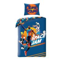 Obliečky Premium Space Jam , Barva - Modrá , Rozměr textilu - 140x200