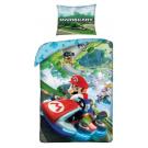 Obliečky Super Mario dráha , Barva - Modro-zelená , Rozměr textilu - 140x200