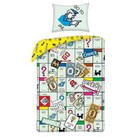 Obliečky vo vaku Monopoly Go , Barva - Barevná , Rozměr textilu - 140x200