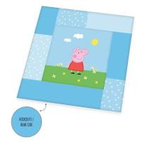 Deka na hranie Peppa Pig , Barva - Modrá , Rozměr textilu - 115x115