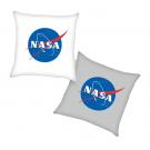 Vankúšik NASA Logo , Barva - Bílo-šedá , Rozměr textilu - 40x40