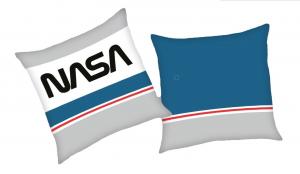 Vankúšik NASA Pruhy , Barva - Modro-šedá , Rozměr textilu - 40x40