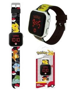 Hodinky Pokémon LED , Barva - Čierna