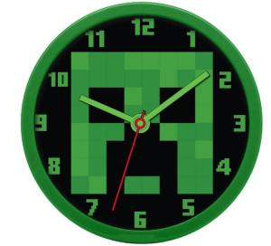 Hodiny Minecraft , Barva - Zelená