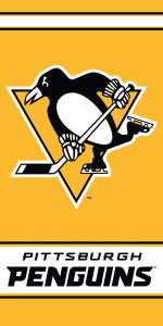 Hokejová osuška NHL Pittsburgh Penguins , Rozměr textilu - 70x140