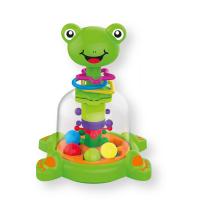 Hračka s guličkami žaba , Barva - Zelená