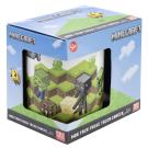 HRNČEK MINECRAFT , Velikost lahve - 325 ml , Barva - Bielo-zelená