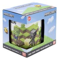Hrneček Minecraft , Velikost lahve - 325 ml , Barva - Bielo-zelená