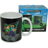 Hrneček Minecraft , Velikost lahve - 325 ml , Barva - Bielo-čierna