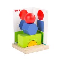 Jednoduchá geometria - drevená hra