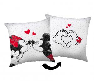 Vankúšik Mickey and Minnie Love , Barva - Biela , Rozměr textilu - 40x40