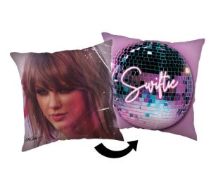 JERRY FABRICS Polštářek Swiftie  Polyester, 40/40 cm , Barva - Barevná