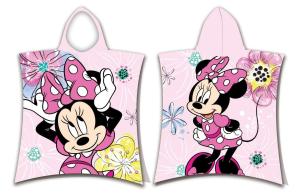 Pončo Minnie Pink bow , Barva - Svetlo ružová , Rozměr textilu - 50x115