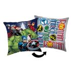Obliečka na vankúšik Avengers Heroes , Barva - Modro-šedá , Rozměr textilu - 40x40