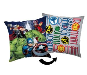 Obliečka na vankúšik Avengers Heroes , Barva - Modro-šedá , Rozměr textilu - 40x40