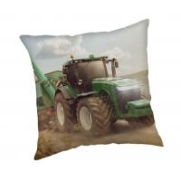 Obliečka na vankúšik Traktor green , Barva - Zelená , Rozměr textilu - 40x40