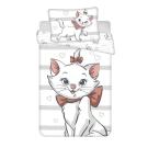 Obliečky do postieľky Mačička Marie Bow baby , Barva - Biela , Rozměr textilu - 100x135