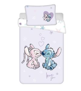 Obliečky do postieľky Lilo and Stitch Purple baby , Barva - Svetlo fialová , Rozměr textilu - 100x135
