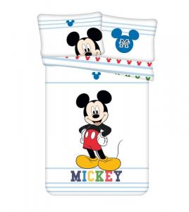 Obliečky do postieľky Mickey colors , Barva - Biela , Rozměr textilu - 100x135