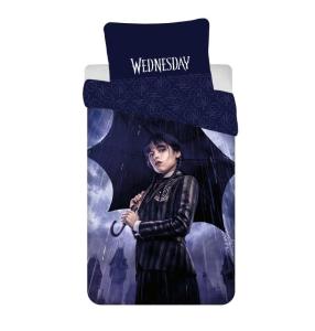 Obliečky Wednesday dážď , Barva - Tmavo fialová , Rozměr textilu - 140x200