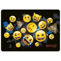 Podložka na stôl Emoji , Barva - Čierna