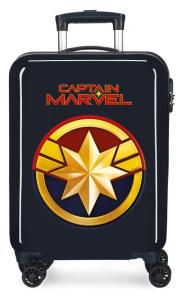 Cestovný kufor ABS Captain Marvel , Barva - Tmavo modrá