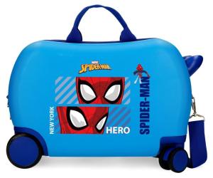 Kufor na kolieskach Spiderman Hero , Barva - Modrá