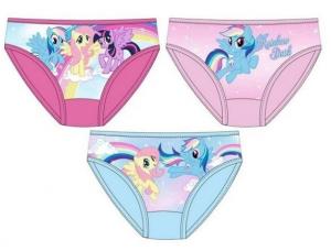 Nohavičky My Little Pony 3ks , Barva - Růžovo-modrá