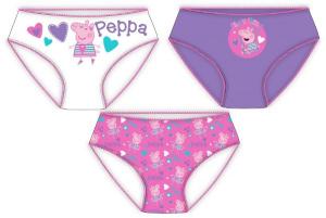NOHAVIČKY Peppa Pig 3ks , Barva - Fialovo-růžová