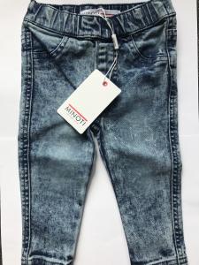 Nohavice džínsové elastické , Velikost - 74/80 , Barva - Modrá