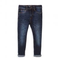 Nohavice džínsové s elastanom , Velikost - 98/104 , Barva - Modrá