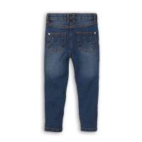 Nohavice džínsové s elasténom MERGE , Velikost - 98/104 , Barva - Modrá
