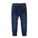 Nohavice podšité džínsové s elastanom , Velikost - 80/86 , Barva - Tmavo modrá